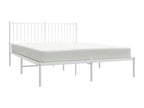 White Metal Bed, 160 x 200 cm