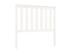 White Solid Wood Bed, 106 x 6 x 101 cm
