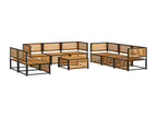 Brown Solid Wood Outdoor Furniture Set - dlz1766585810067
