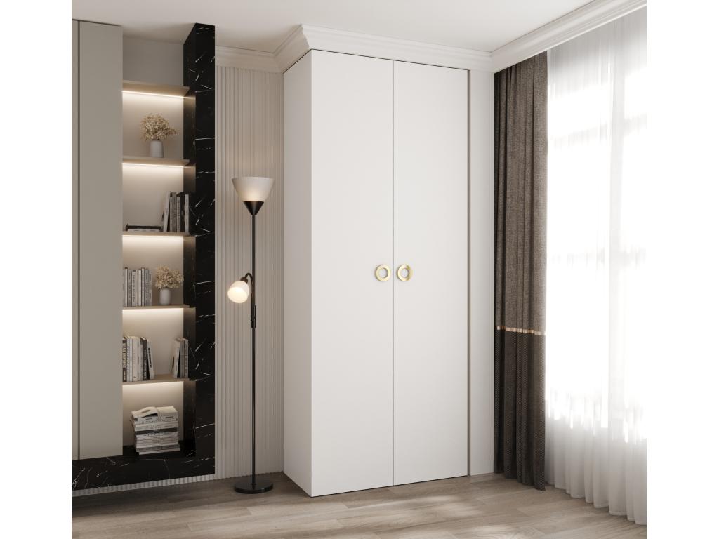 White Wardrobe, 100 x 50 x 245.5 cm