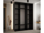 Black Wardrobe, 170 x 60 x 235.2 cm