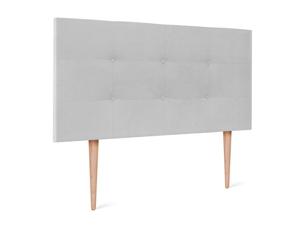 Gray Fabric Bed, 110 x 115 cm