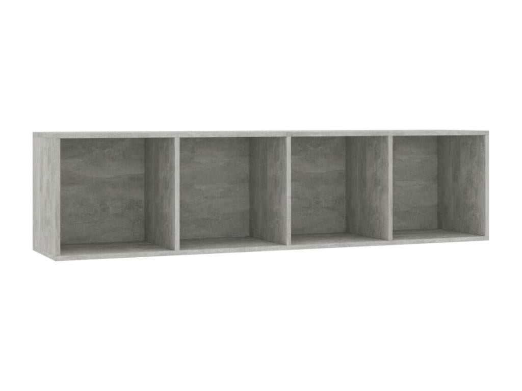Gray Bookcase, 143 x 30 x 36 cm