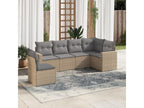 Beige Woven Resin Wicker Outdoor Furniture Set - dlz1766585319142