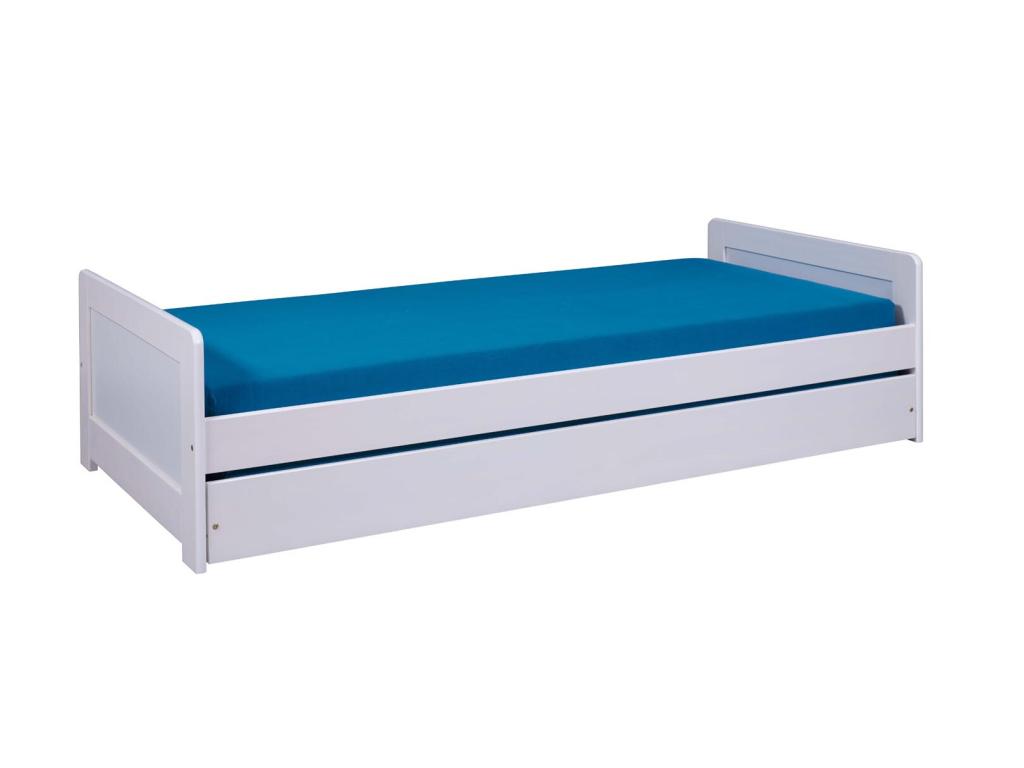 White Bed, 90 x 200 cm - dlz1766585793888