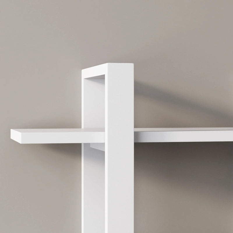 Nathan James Benji Floating Wall Book Shelves, 3-Tier Display Shelf, Decorative Modular Shelf in Solid Wood