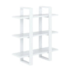 Nathan James Benji Floating Wall Book Shelves, 3-Tier Display Shelf, Decorative Modular Shelf in Solid Wood