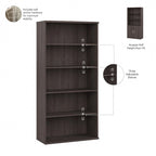 Hybrid Tall 5 Shelf Bookcase by Bush Business Furniture