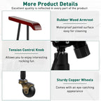 Velvet Swivel Home Office Desk Chair Adjustable Mid Back Leisure Chair