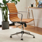 LUXMOD Ribbed Home Office Computer Chair Desk Chair