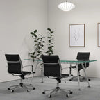 LUXMOD Ribbed Home Office Computer Chair Desk Chair