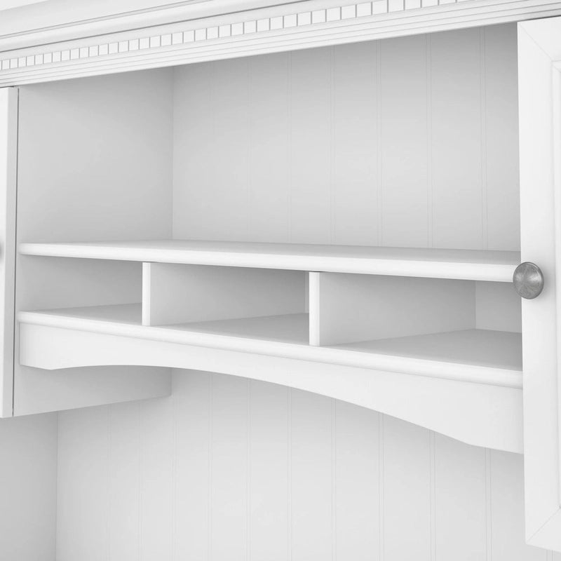 Fairview 60W Desk with Hutch, Cabinet and Bookcase by Bush Furniture