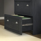 Fairview 60W Desk with Hutch, Cabinet and Bookcase by Bush Furniture