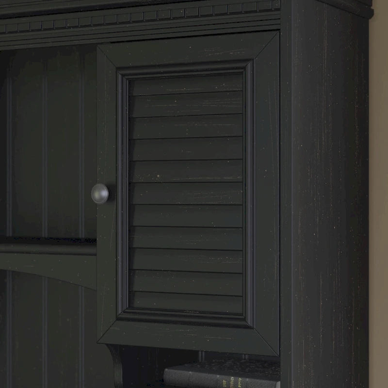 Fairview 60W Desk with Hutch, Cabinet and Bookcase by Bush Furniture