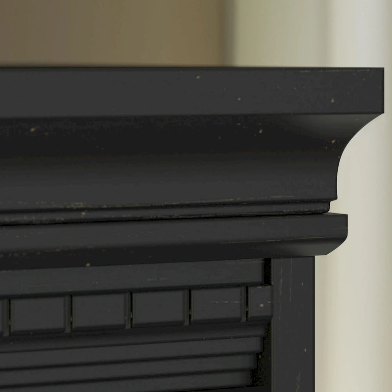 Fairview 60W Desk with Hutch, Cabinet and Bookcase by Bush Furniture