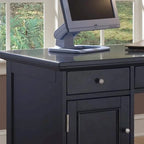 Bedford Black Pedestal Desk