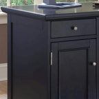 Bedford Black Pedestal Desk