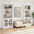 Westbrook 5 Shelf Bookcase with Doors - Set of 2 by Bush Furniture