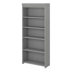 Fairview Antique White 5-shelf Bookcase - Antique - 29.57 L x 12.09 W x 68.94 H