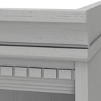 Fairview Antique White 5-shelf Bookcase - Antique - 29.57 L x 12.09 W x 68.94 H