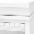 Fairview Antique White 5-shelf Bookcase - Antique - 29.57 L x 12.09 W x 68.94 H