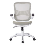 Riley Office Chair with White Mesh Seat and Back