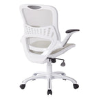Riley Office Chair with White Mesh Seat and Back
