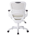 Riley Office Chair with White Mesh Seat and Back