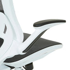 Riley Office Chair with White Mesh Seat and Back