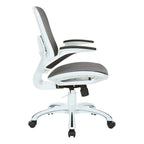 Riley Office Chair with White Mesh Seat and Back