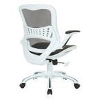 Riley Office Chair with White Mesh Seat and Back