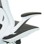 Riley Office Chair with White Mesh Seat and Back