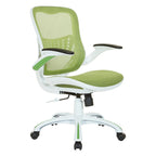 Riley Office Chair with White Mesh Seat and Back