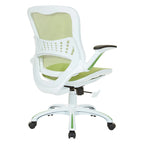 Riley Office Chair with White Mesh Seat and Back