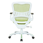 Riley Office Chair with White Mesh Seat and Back