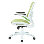 Riley Office Chair with White Mesh Seat and Back
