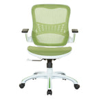 Riley Office Chair with White Mesh Seat and Back