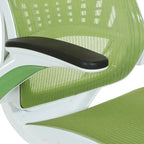 Riley Office Chair with White Mesh Seat and Back