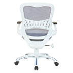 Riley Office Chair with White Mesh Seat and Back