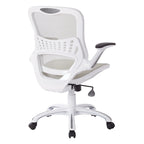 Riley Office Chair with White Mesh Seat and Back