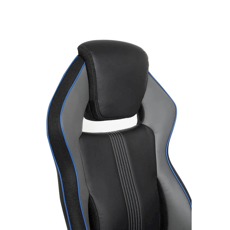 BOA II Gaming Chair in Bonded Leather with Color Accents