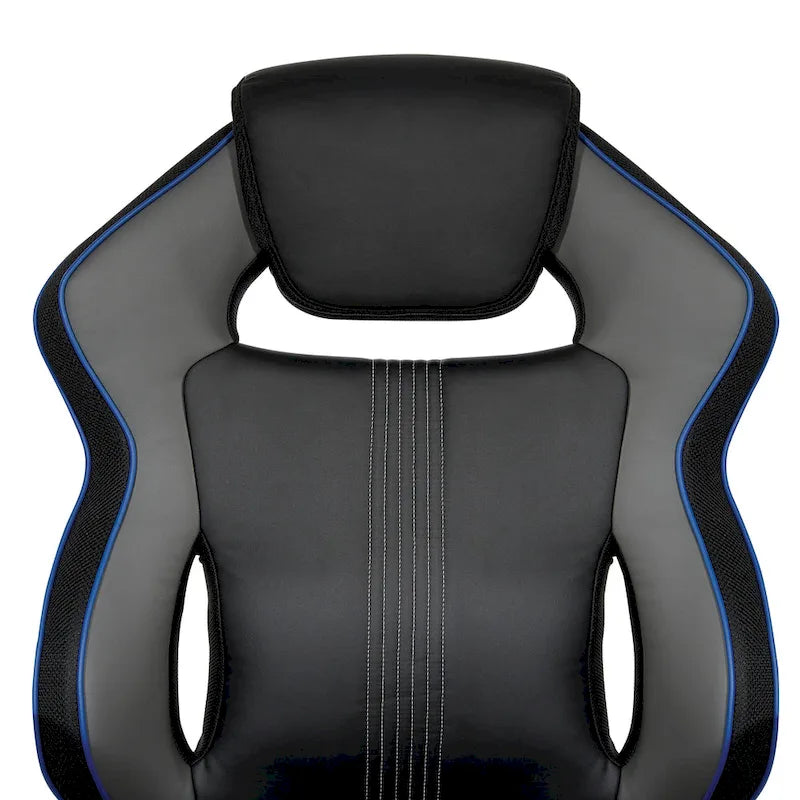 BOA II Gaming Chair in Bonded Leather with Color Accents