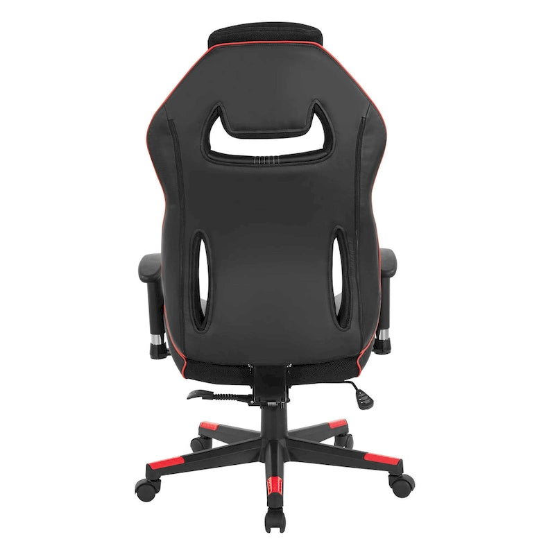 BOA II Gaming Chair in Bonded Leather with Color Accents