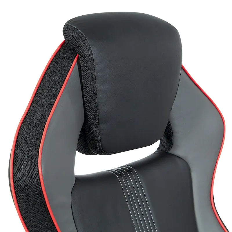 BOA II Gaming Chair in Bonded Leather with Color Accents