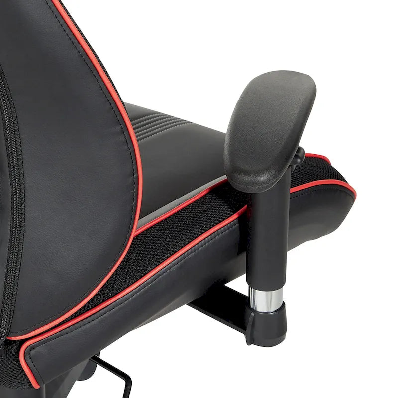 BOA II Gaming Chair in Bonded Leather with Color Accents