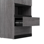 Orion Tall Storage Cabinet with Drawers and Pull-Out Shelf by Bestar