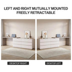 97.63  Modern Home Office Expandable Dresser Desk Combo with 6 Drawers