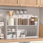 Multi-Unit Desk Organizer Storage Rack Book Shelf for Office Home and Bathroom