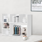 Multi-Unit Desk Organizer Storage Rack Book Shelf for Office Home and Bathroom