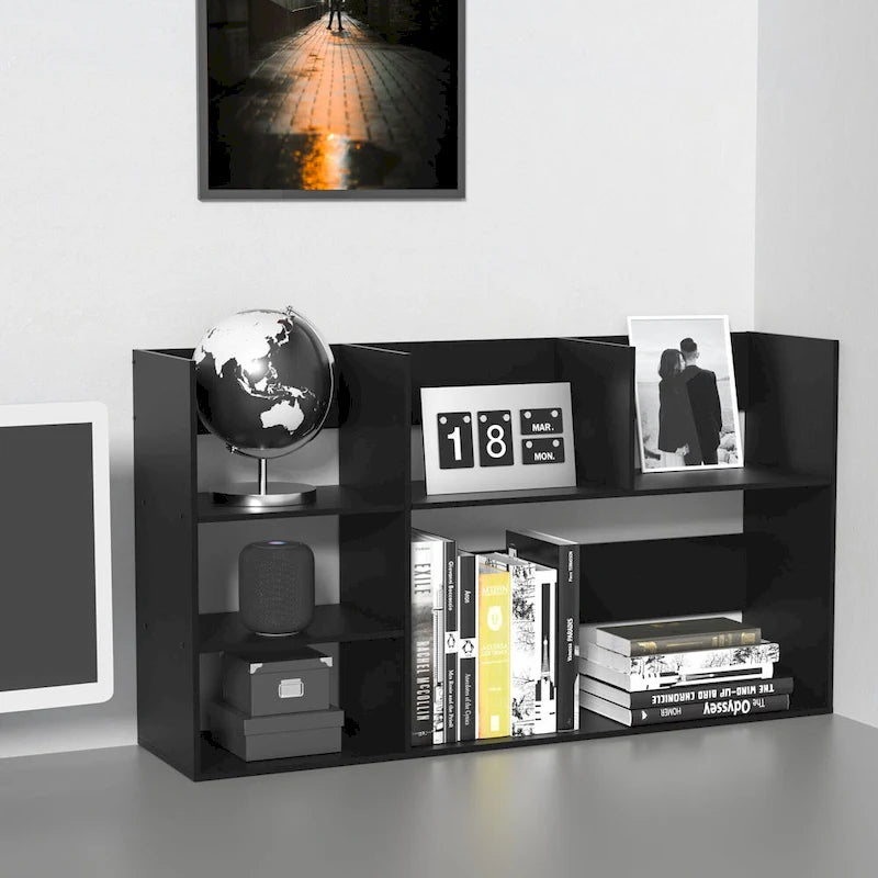 Multi-Unit Desk Organizer Storage Rack Book Shelf for Office Home and Bathroom